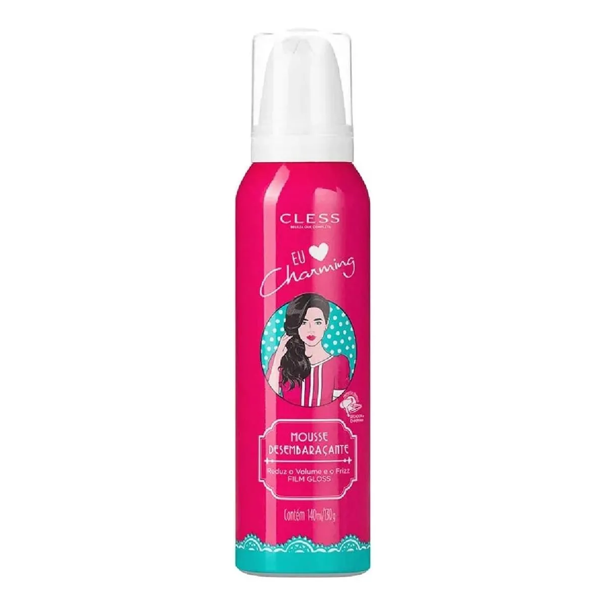 Mousse Gloss Desembaraçante Cless Charming 140ml