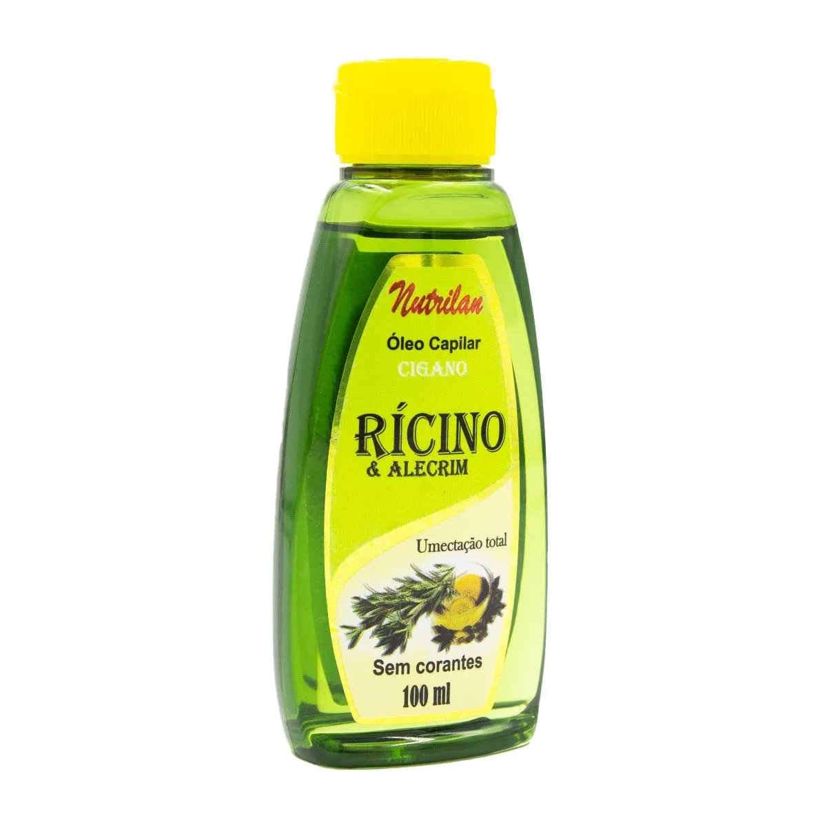 Óleo Capilar Rícino e Alecrim Com 100Ml Nutrilan