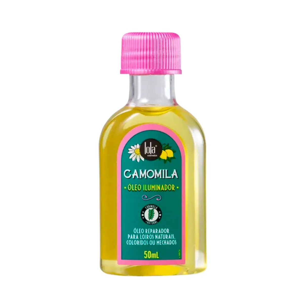 Óleo Iluminador Lola Camomila Reparador Cabelos Loiros Com 50ml