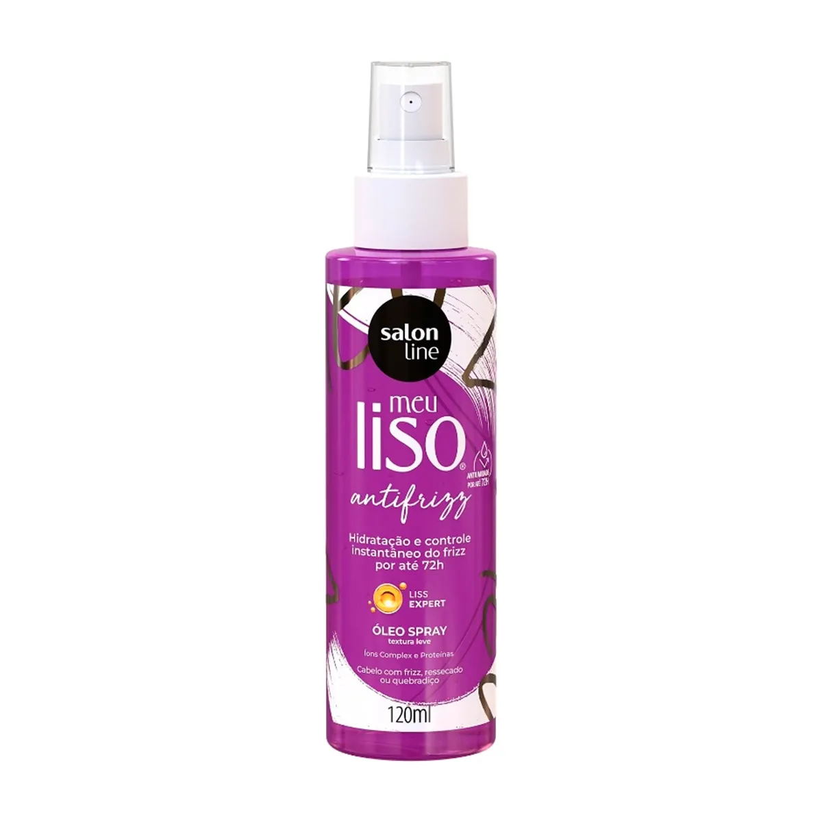 Óleo Spray Meu Liso Antifrizz Com 120Ml Salon Line