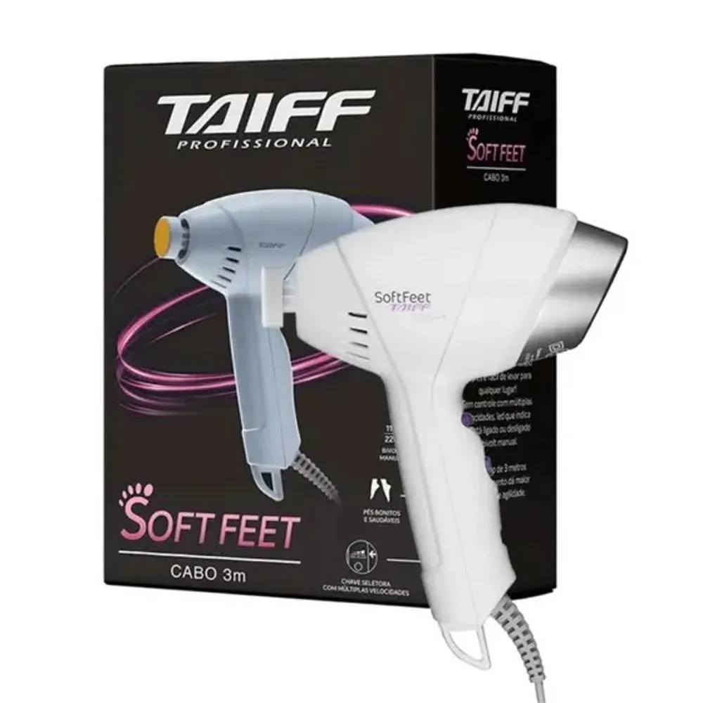 Pedicuro Taiff Soft Feet Bivolt Branco