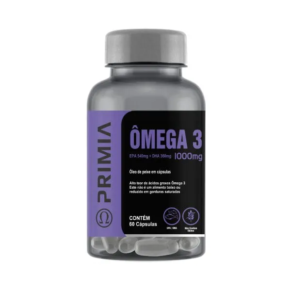 Primia Ômega 3 1000mg 60 Cápsulas Catarinense