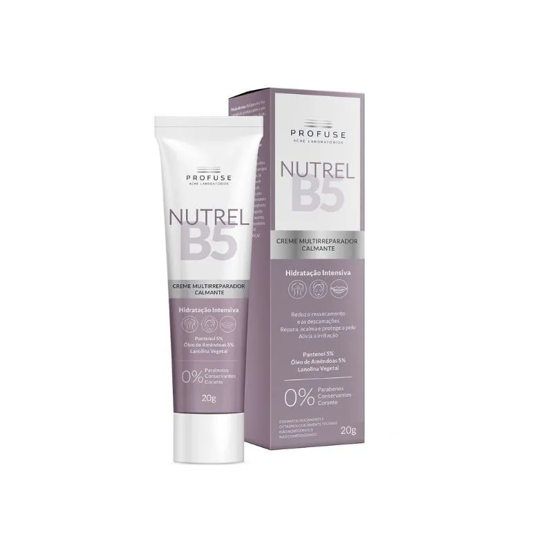 Profuse Nutrel B5 Creme Multirreparador Calmante Corpo e Rosto 20g