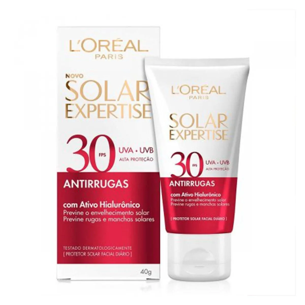 Protetor Solar Facial Expertise Antirrugas Fps 30 40g L`oréal