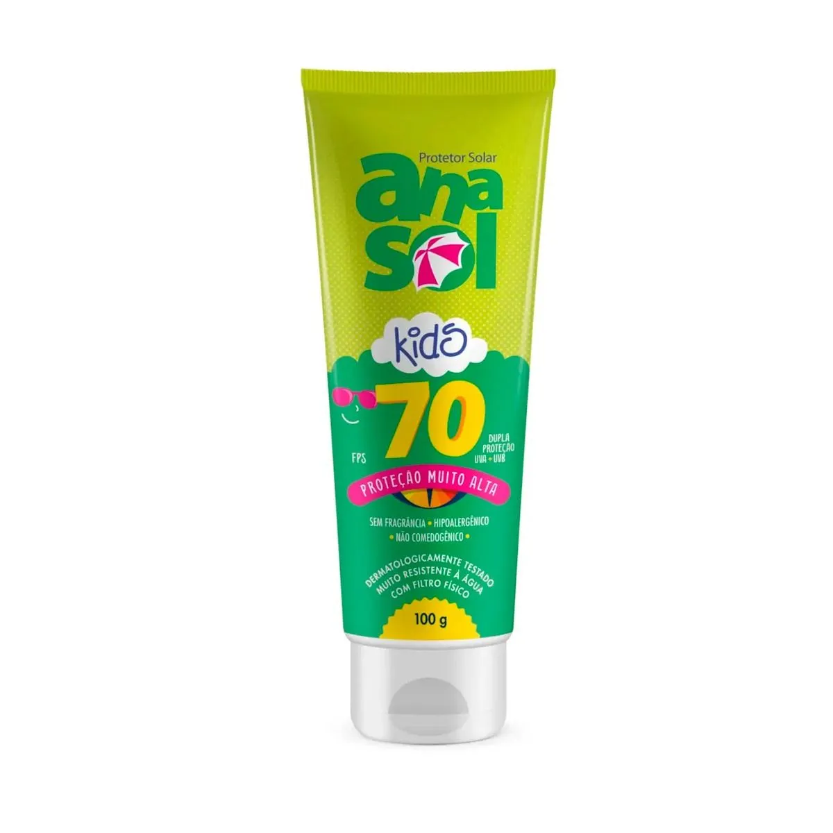 Protetor Solar Kids Fps70 100g Anasol