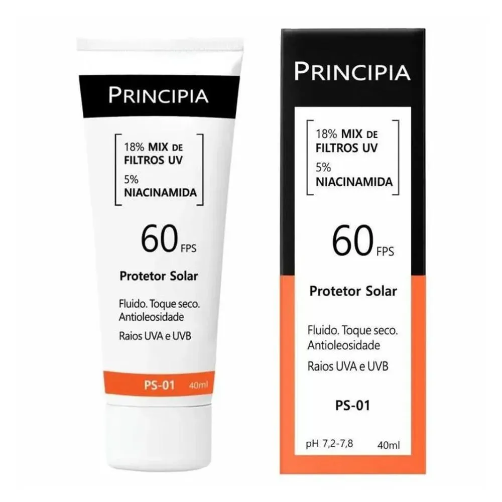 Protetor Solar Principia Skincare PS-01 FPS 60 40ml
