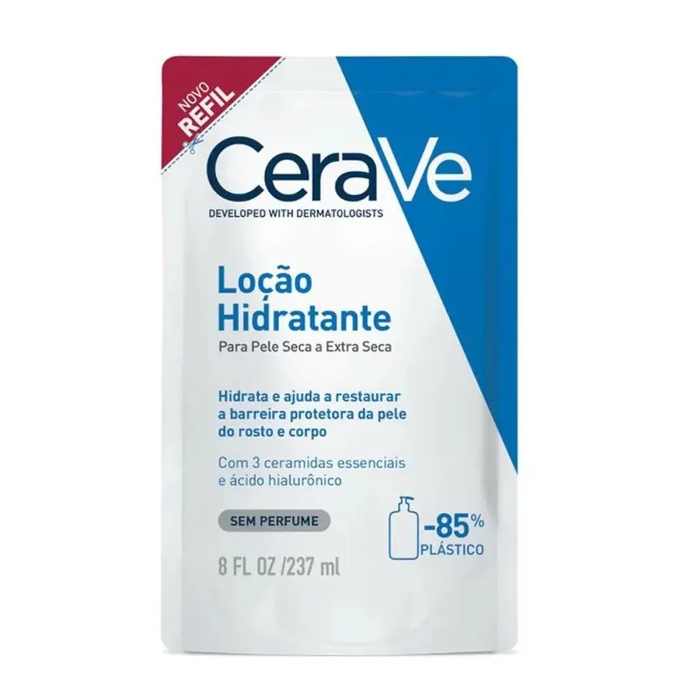 Refil Loção Hidratante Corporal CeraVe Pele Seca a Extra Seca 237ml