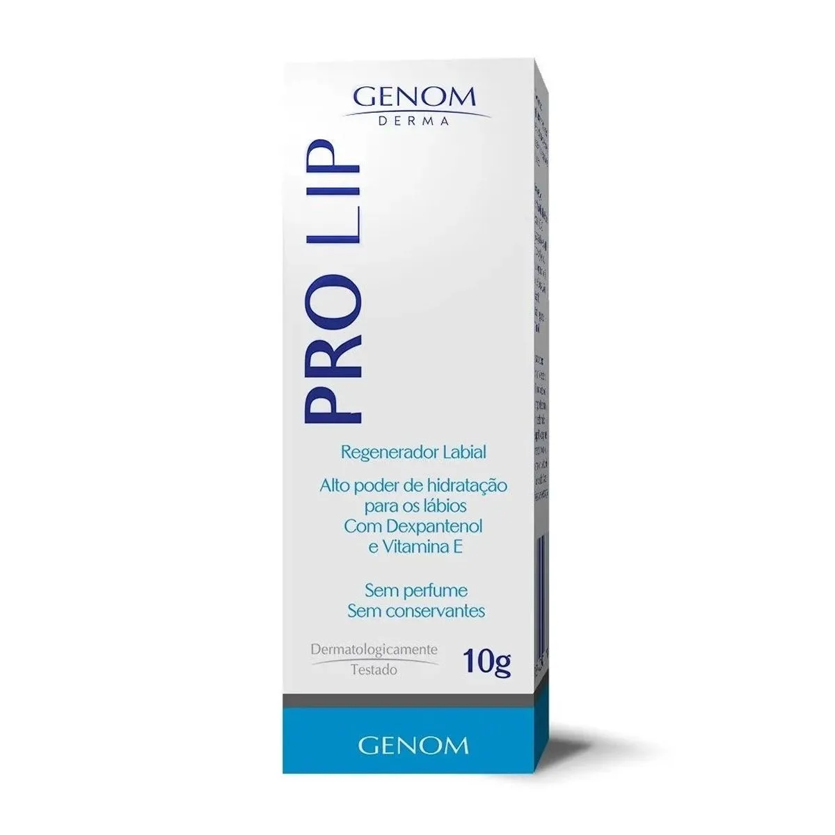 Regenerador e Hidratante Labial Pro Lip Com 10g Genom Derma