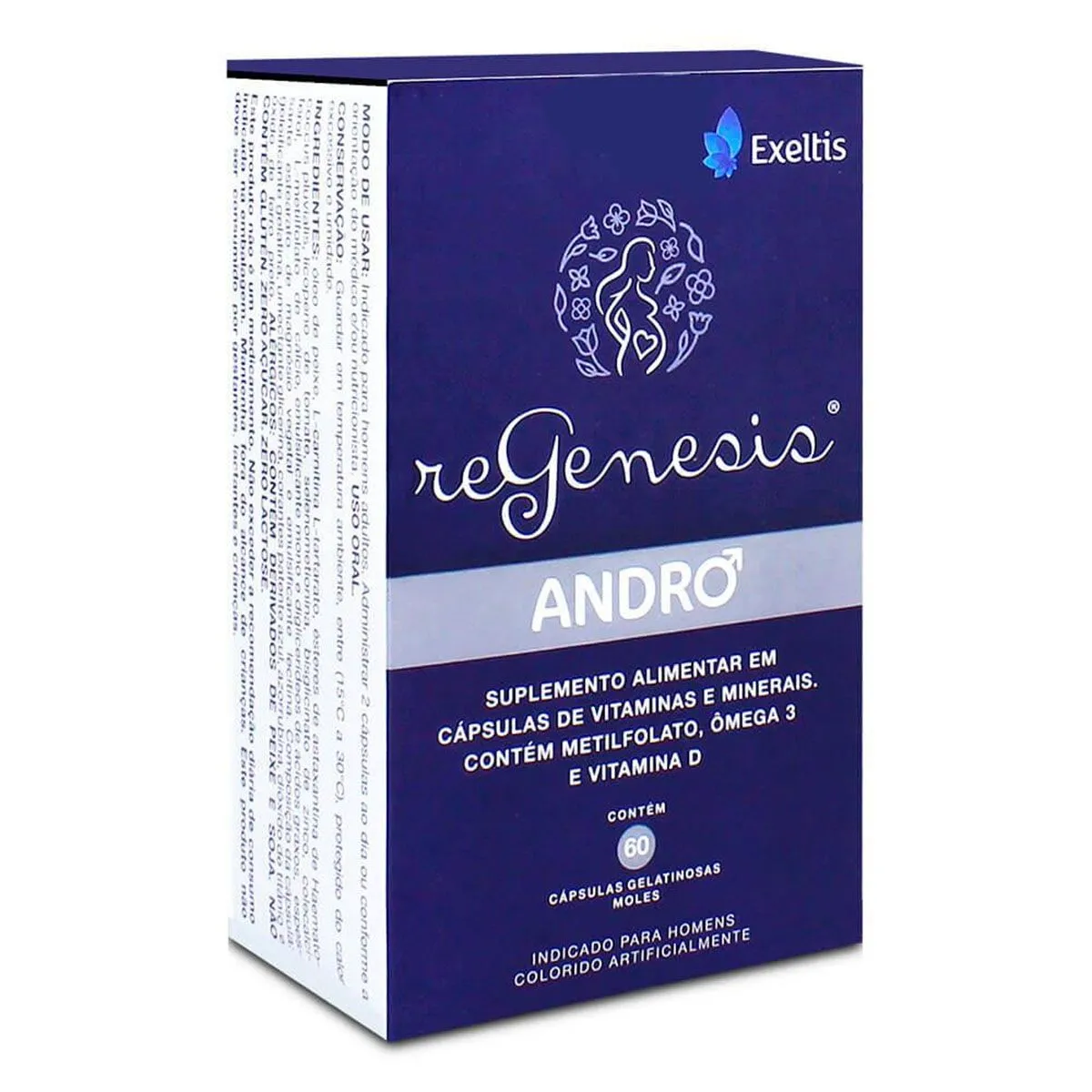 Regenesis Andro Com 60 Cápsulas Gelatinosas Exeltis