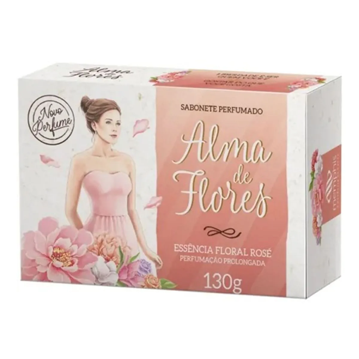 Sabonete Alma de Flores Floral Rosé 130g