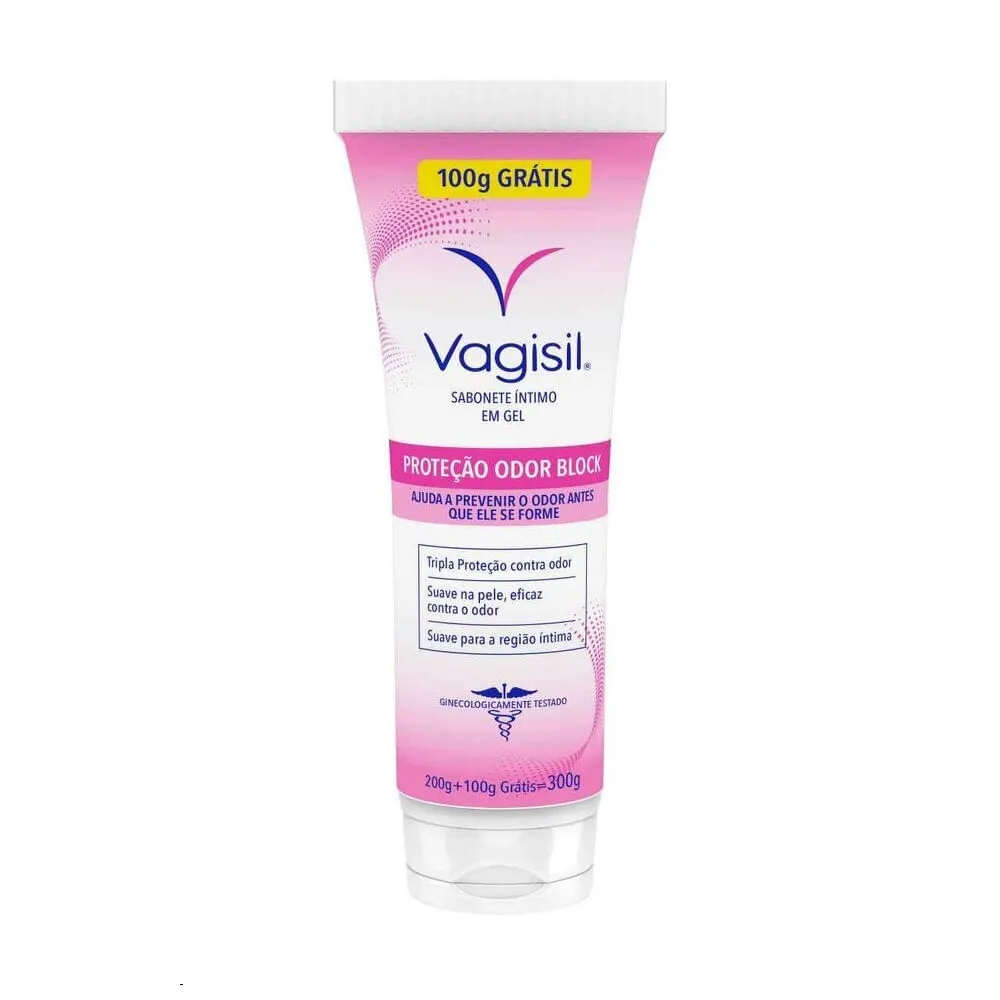 Sabonete Líquido Intimo Vagisil 200G+Grátis 100G Odor Block