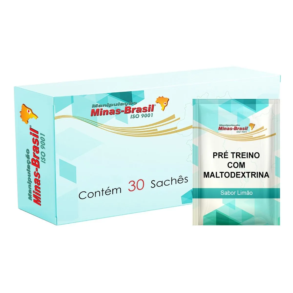 Sachês Pré Treino com Maltodextrina 30 Sachês Limão