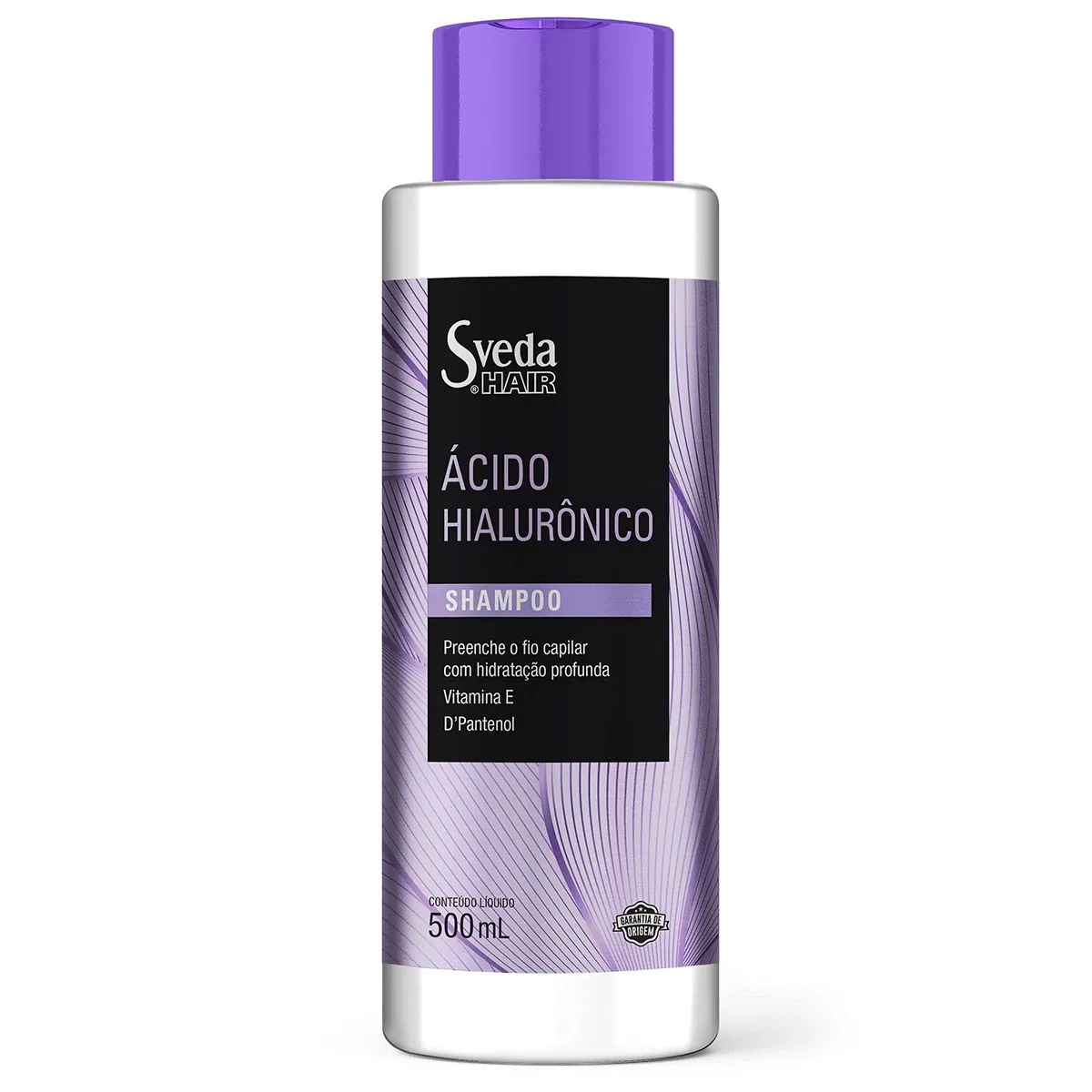 Shampoo Ácido Hialurônico 500ml Sveda Hair