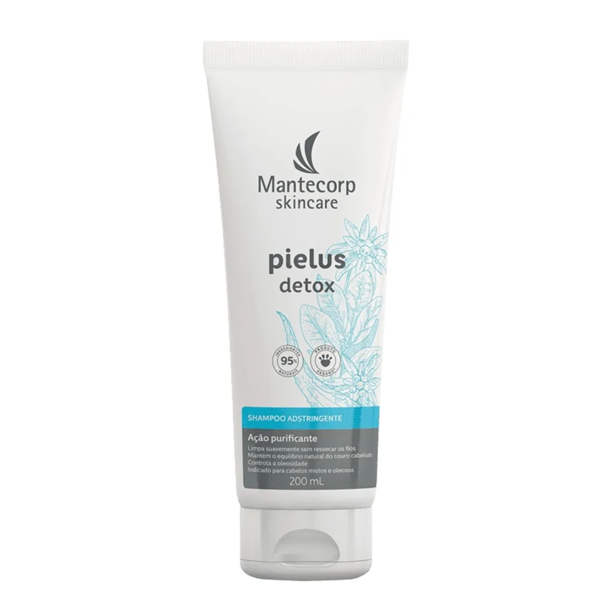 Shampoo Adstrigente Pielus Detox 200ml Mantecorp