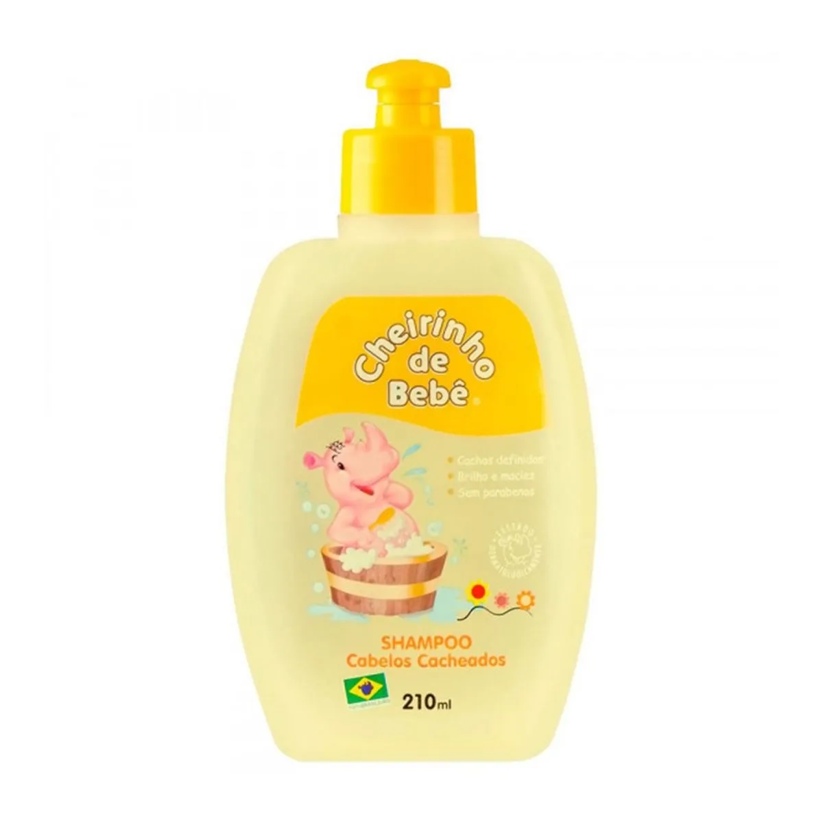 Shampoo Cheirinho de Bebê Cabelos Cacheados 210Ml