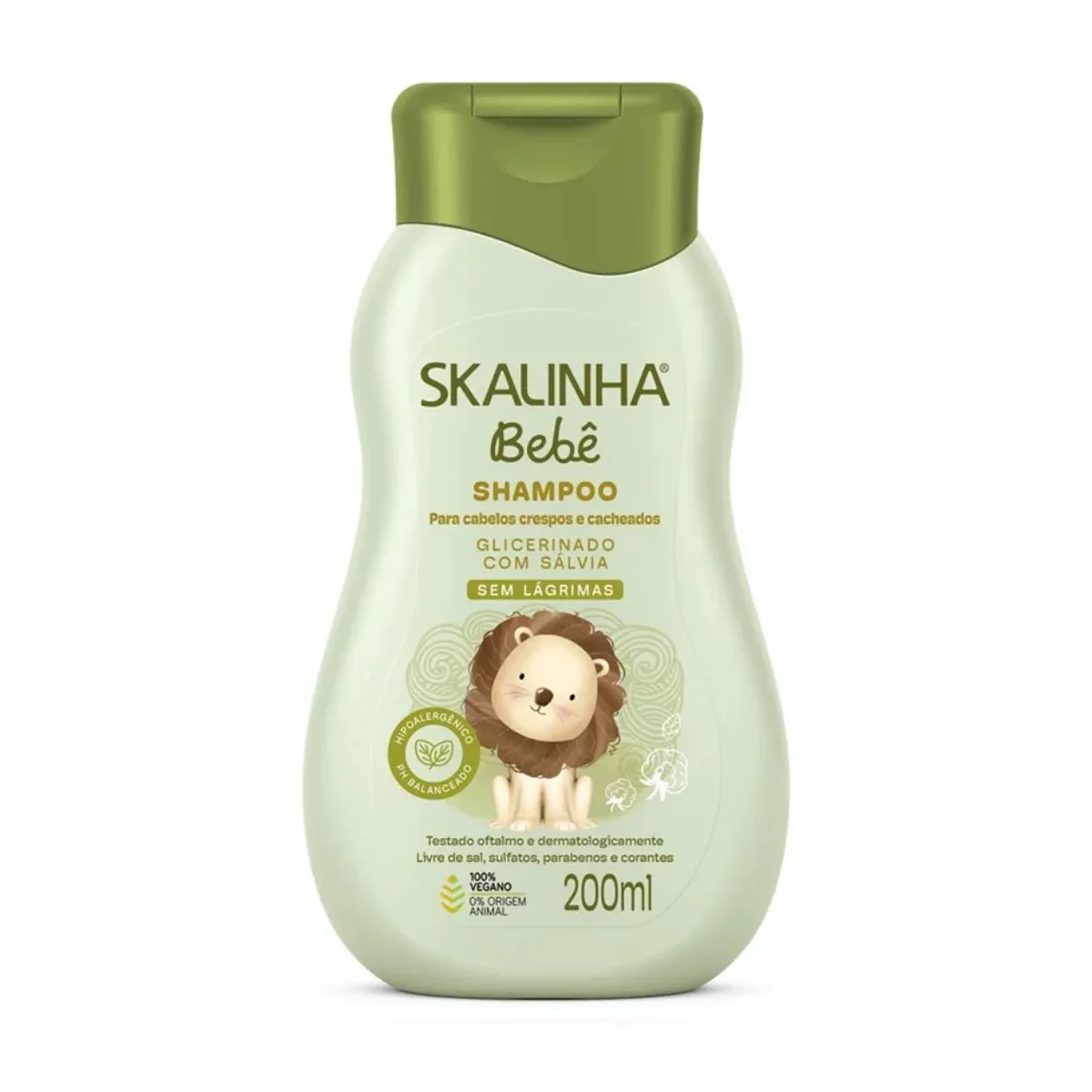 Shampoo Glicerinado Sálvia Skalinha Bebê Com 200ml