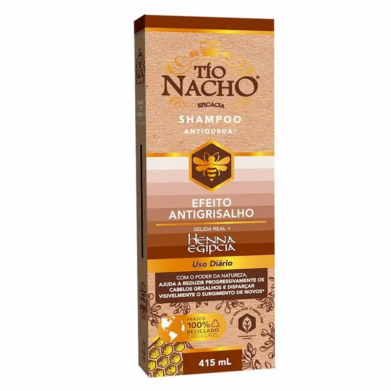 Shampoo Tio Nacho 415ml Antigrisalho