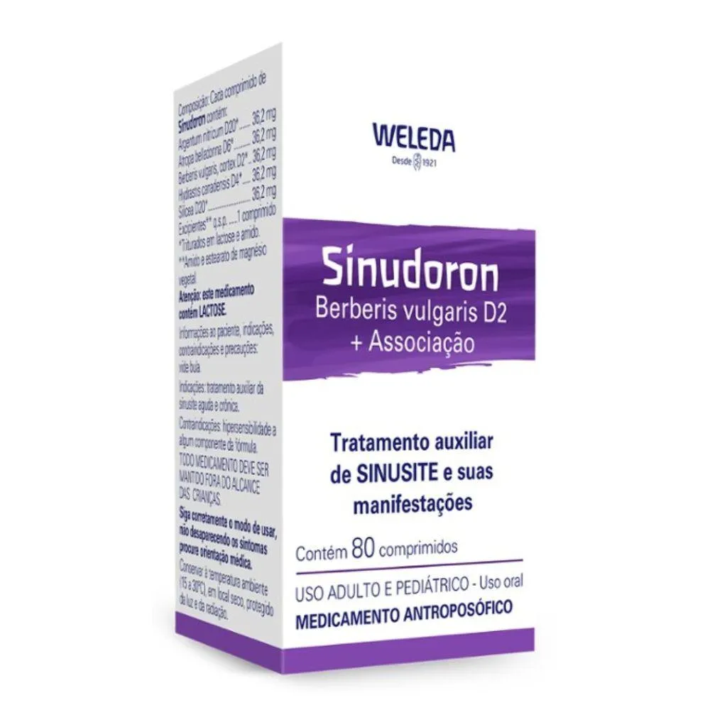 Sinudoron 80 Comprimidos Weleda