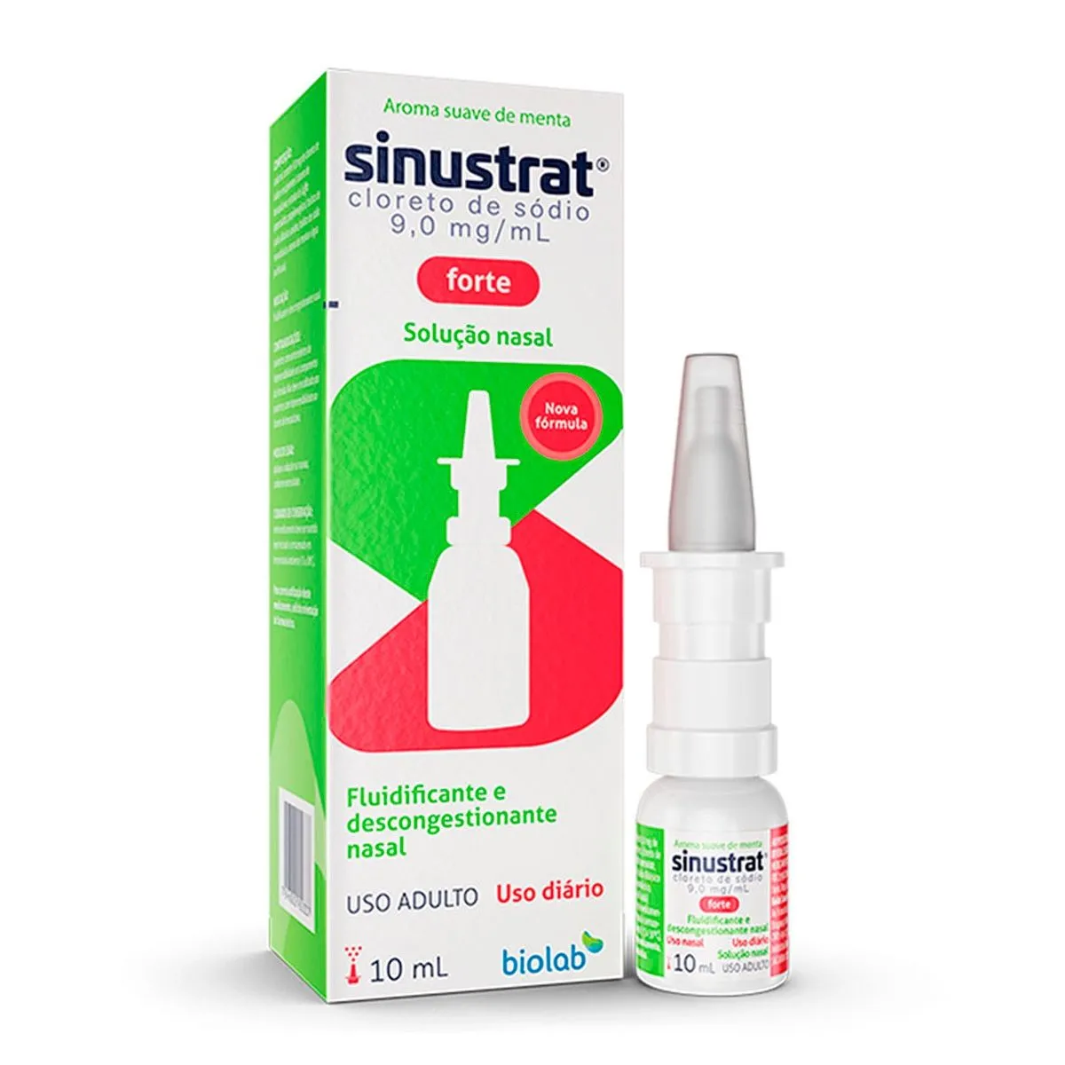 Sinustrat 9mg/ml Solução Nasal 10ml Biolab