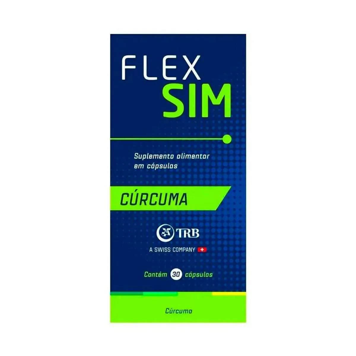 Suplemento Alimentar Flexsim Cúrcuma 30 Capsúlas Trb
