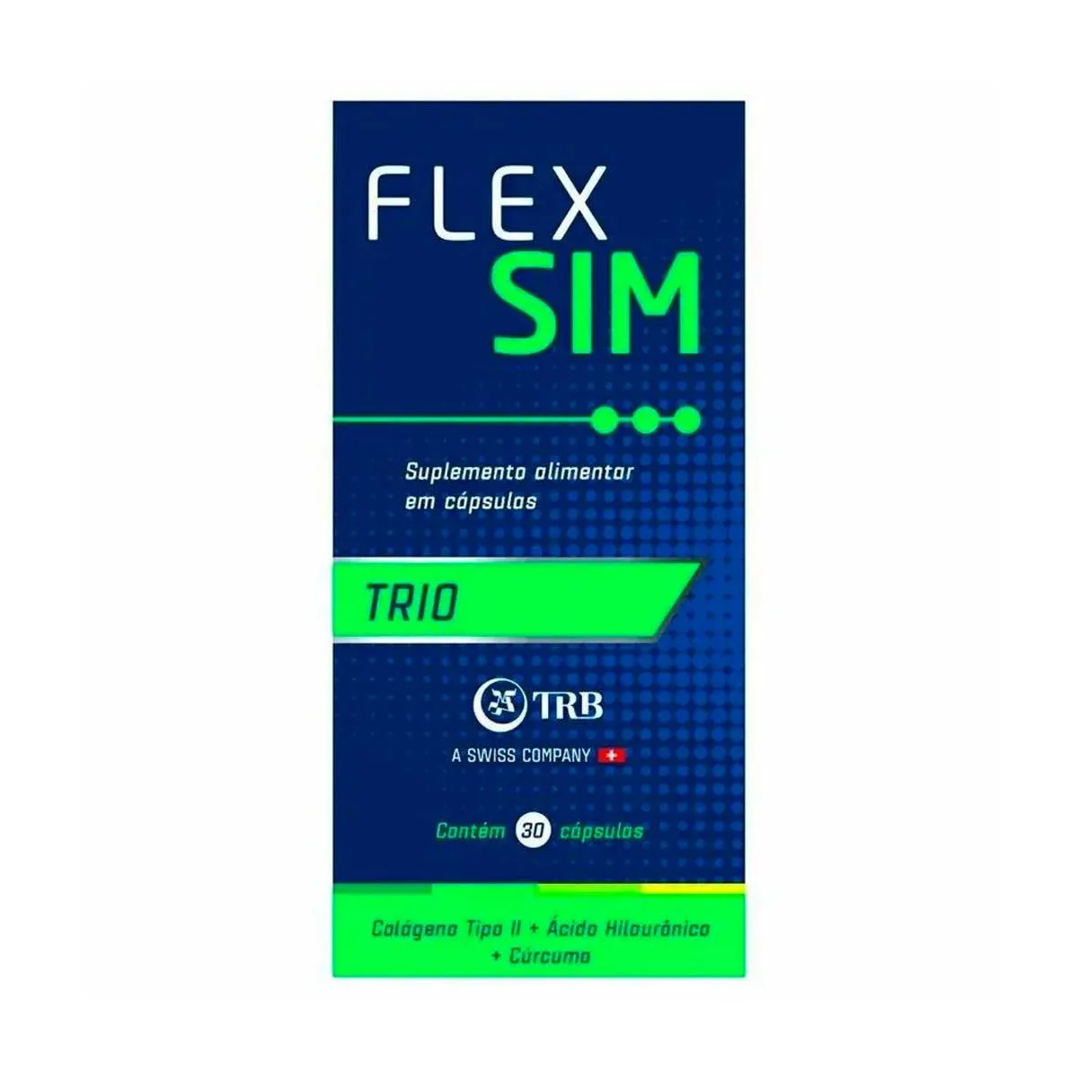 Suplemento Alimentar Flexsim Trio 30 Cápsulas Trb