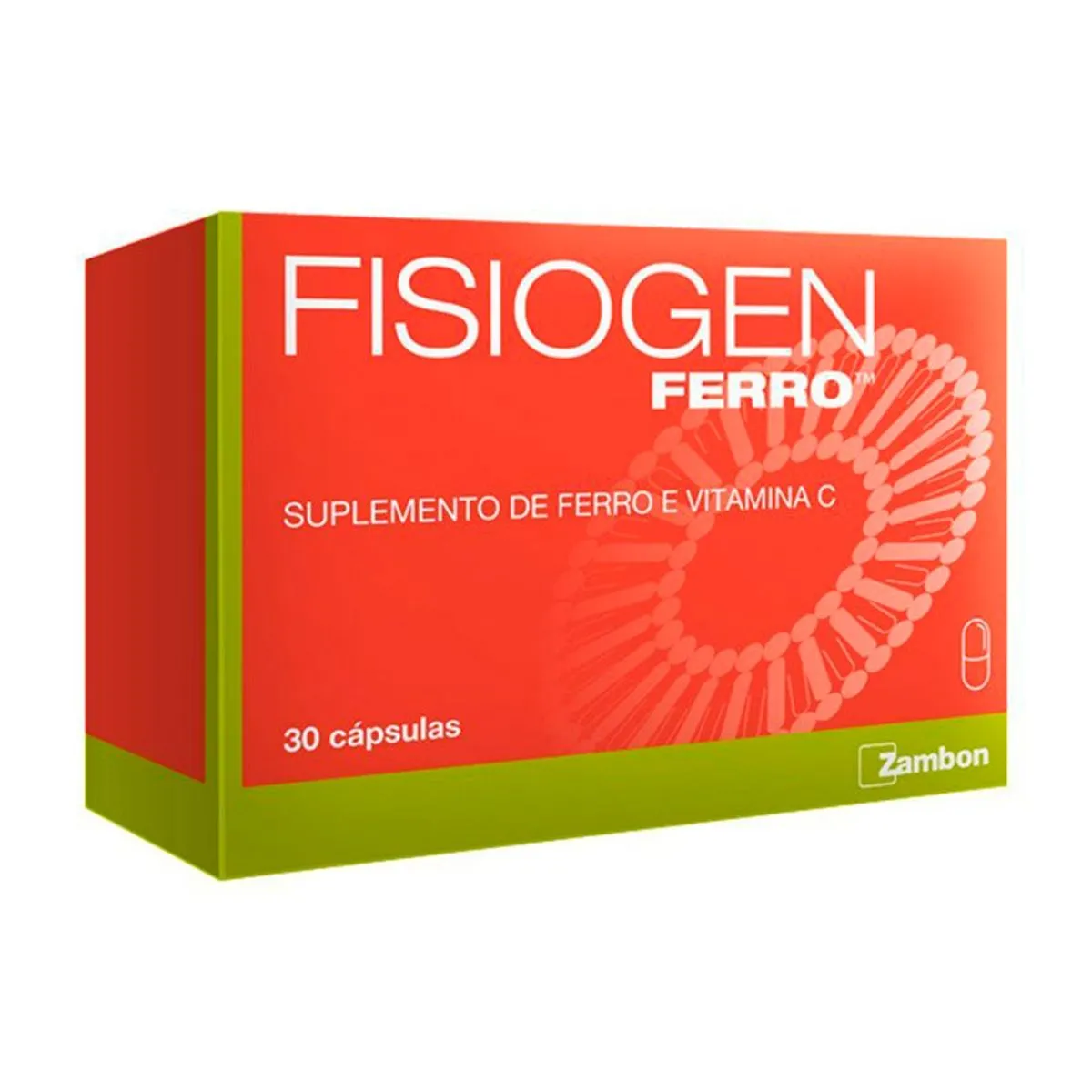 Suplemento Fisiogen Ferro 30mg com 30 cápsulas Canonne
