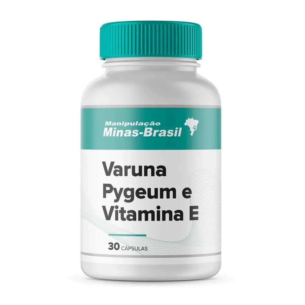 Suplemento Varuna Pygeum e Vitamina E 30 Cápsulas