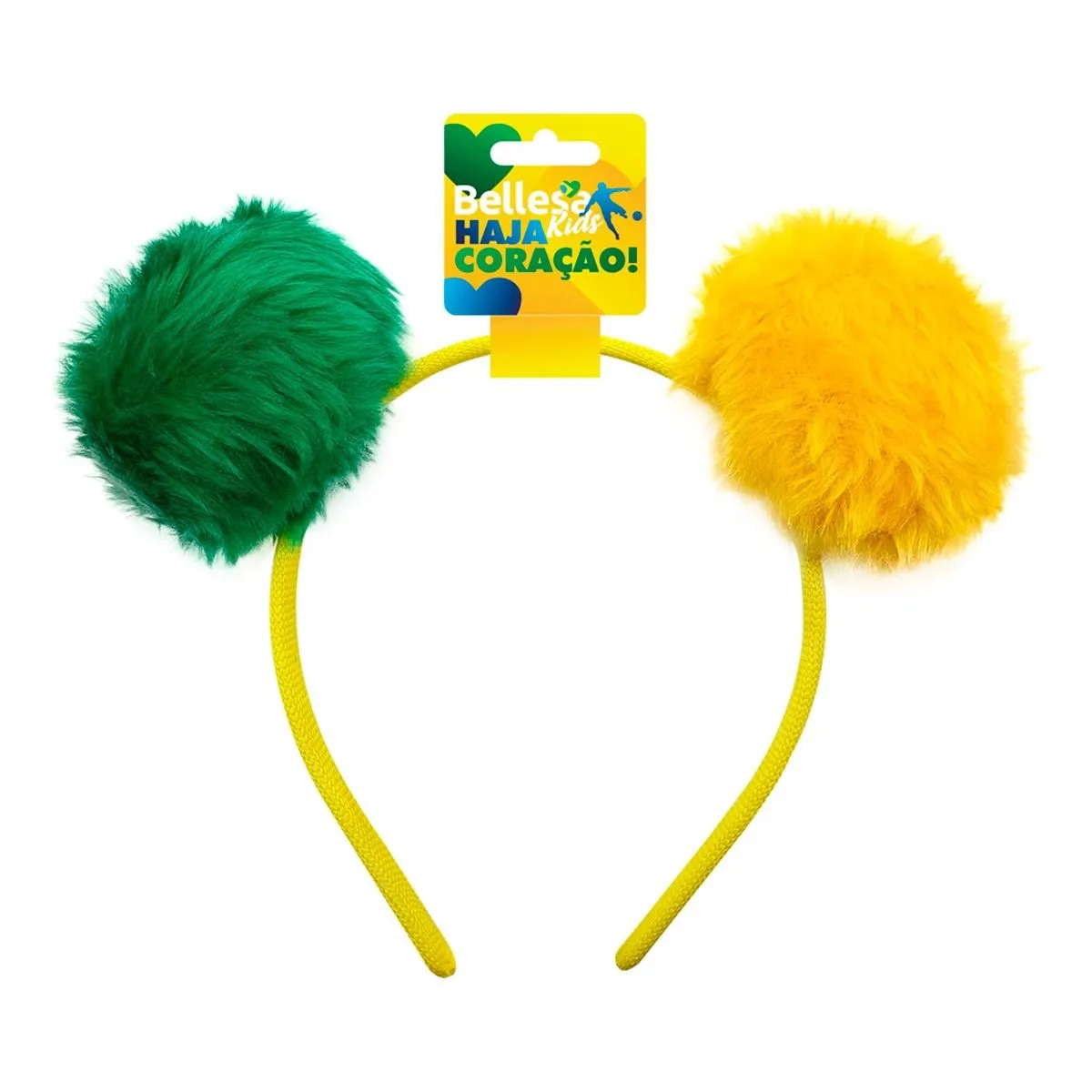 Tiara de Cabelo Kids Pom Pom Bellesa