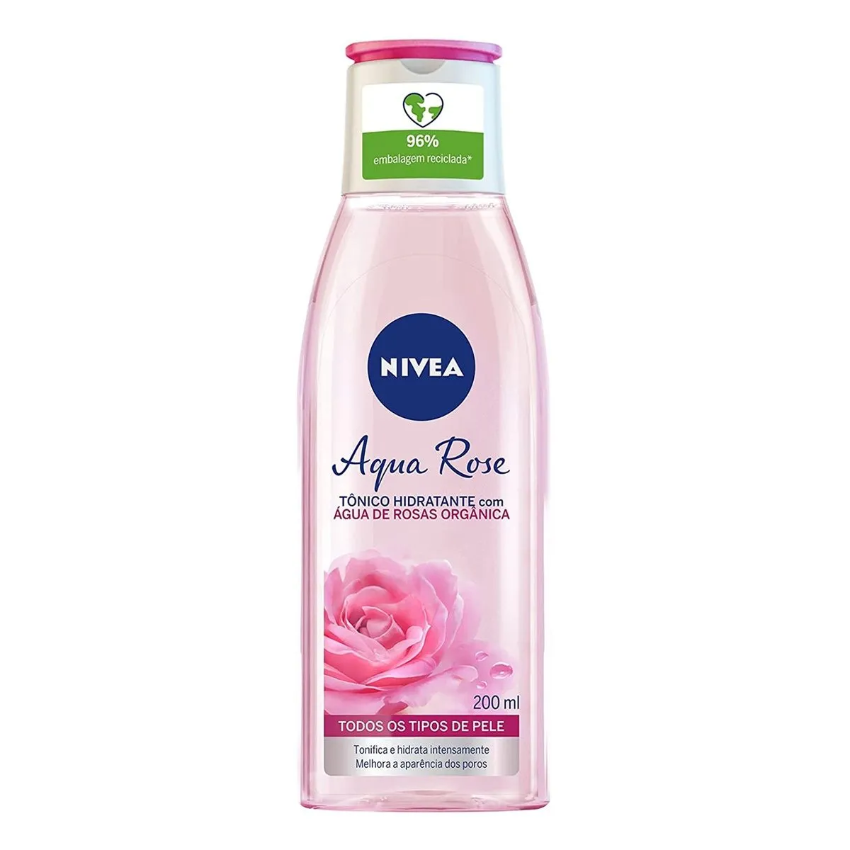 Tônico Hidratante Nivea Aqua Rose Com 200Ml