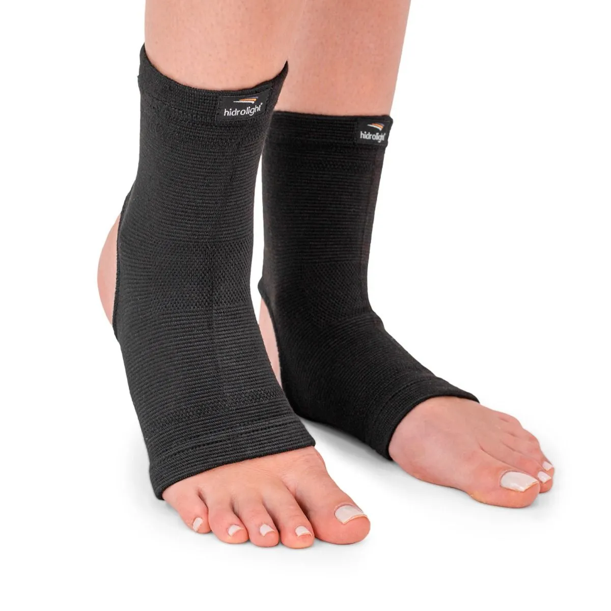 Tornozeleira Elástica Bamboo Preto P Hidrolight