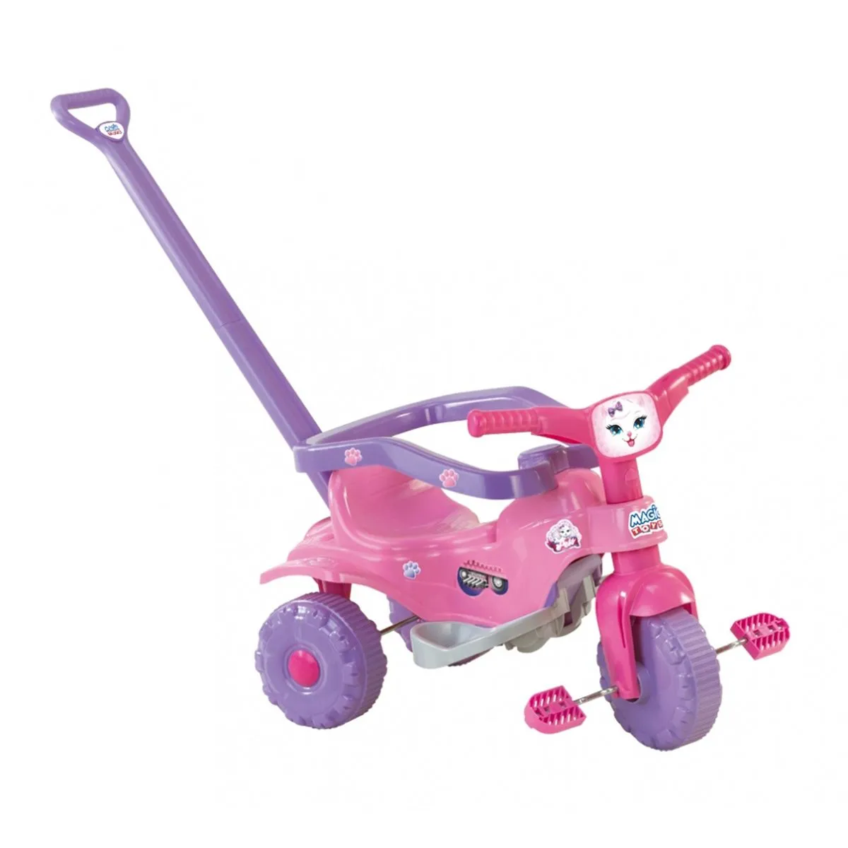 Triciclo Tico-Tico Pets Rosa Magic Toys