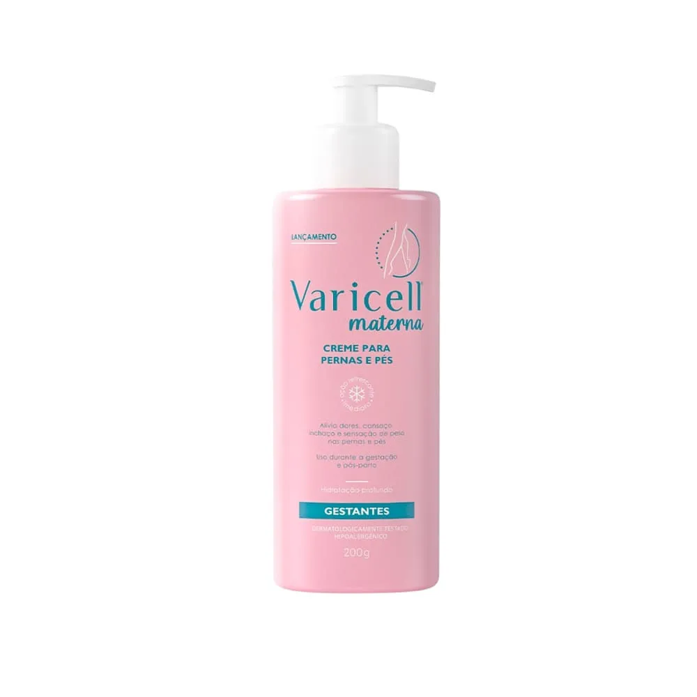 Varicell Creme Materna 200g - Creme Para Gestantes com Pernas Cansadas