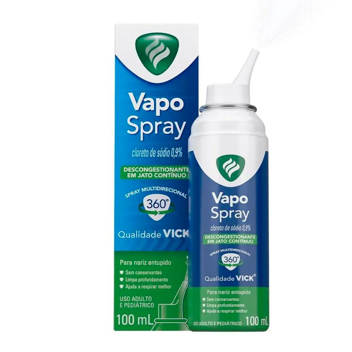 Vick Vapo Spray Descongestionante Nasal Com 100ml