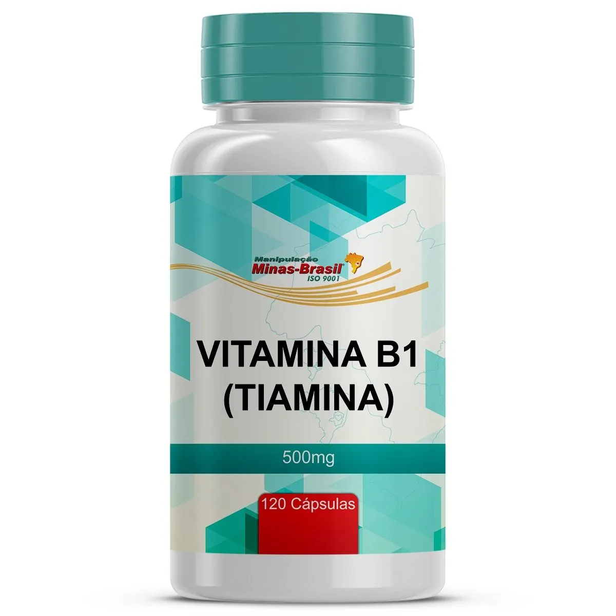 Vitamina B1 (Tiamina) 500Mg 120 Cápsulas