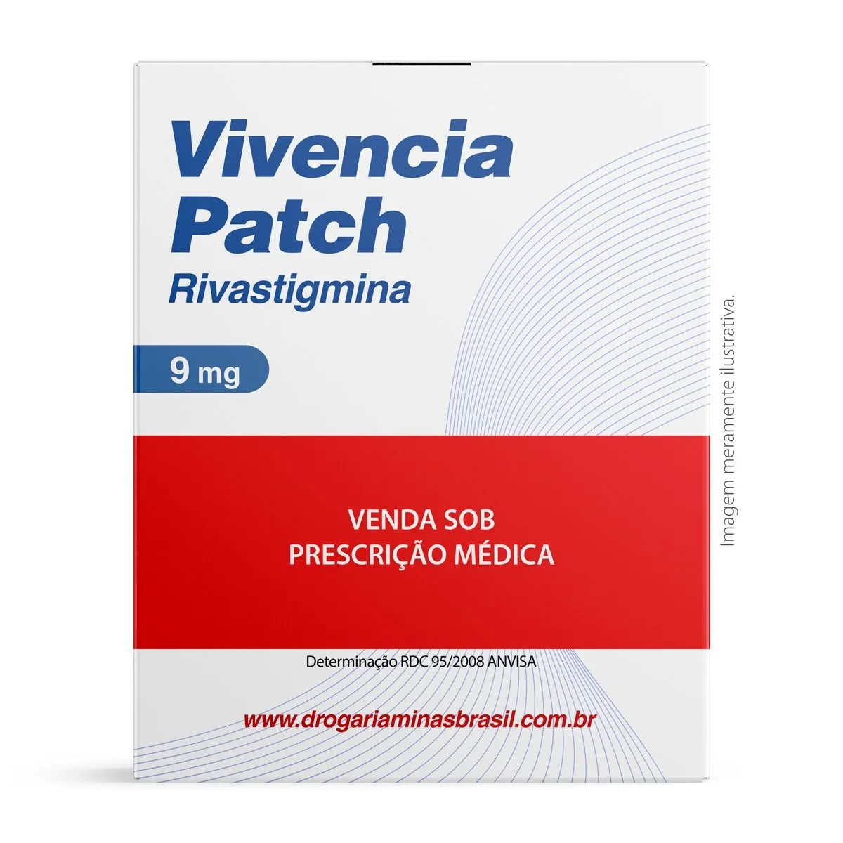 Vivencia Patch Rivastigmina 5cm/9mg Adesivos Transdérmicos Com 30 Unidades Aché