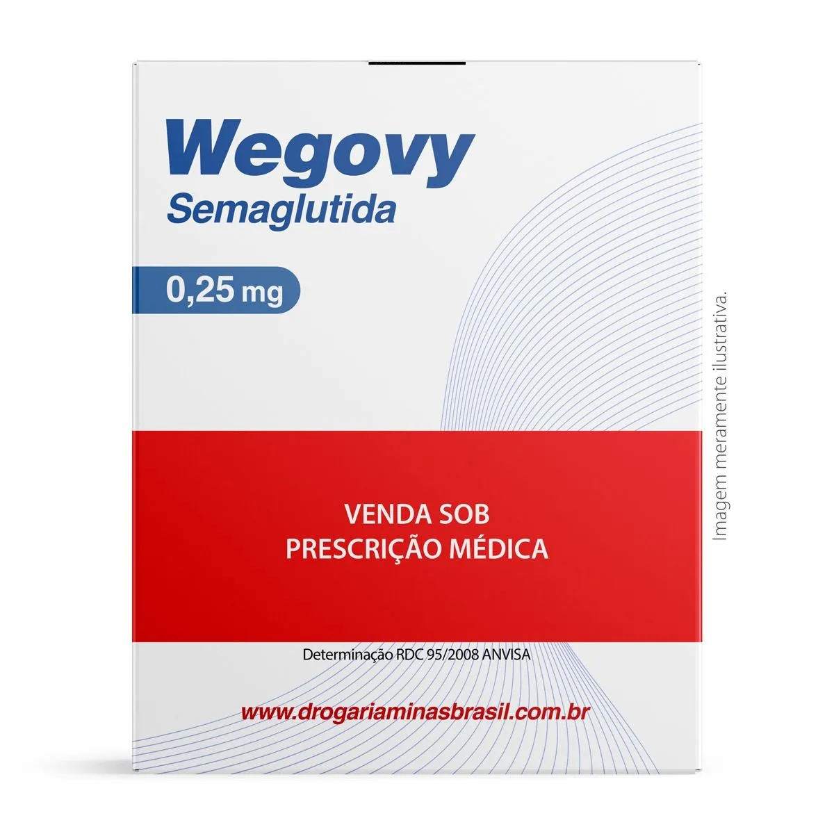 Wegovy Semaglutida 0,25mg Solução Injetável 1,5ml Com 4 Agulhas