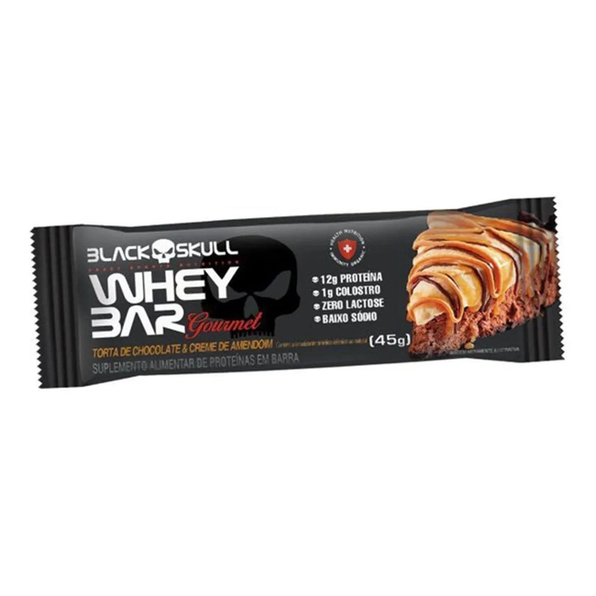 Whey Bar Gourmet Chocolate Black Skull 45g